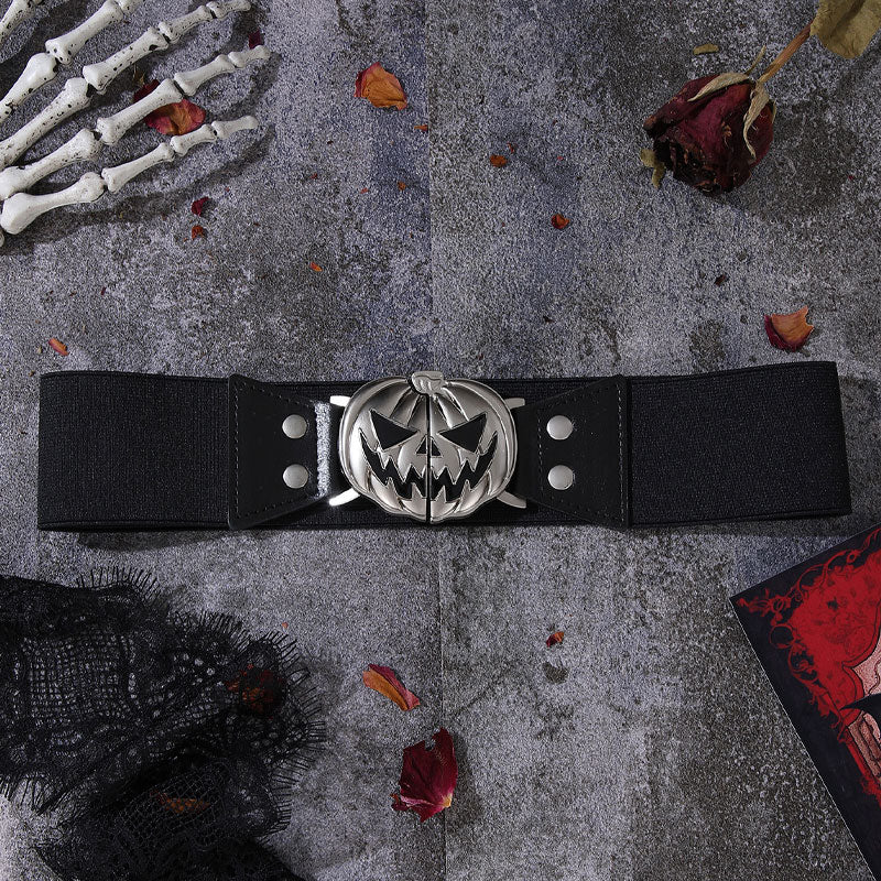 Halloween European And American Pumpkin Head Alloy Buckle Belt