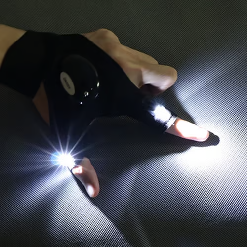 🎄Christmas Sales 49% OFF - LED Flashlight Waterproof Gloves🦈