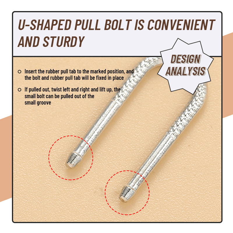 Removable rubber head with zipper
