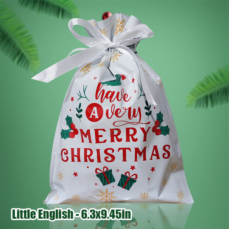 Christmas Drawstring Gift Bag