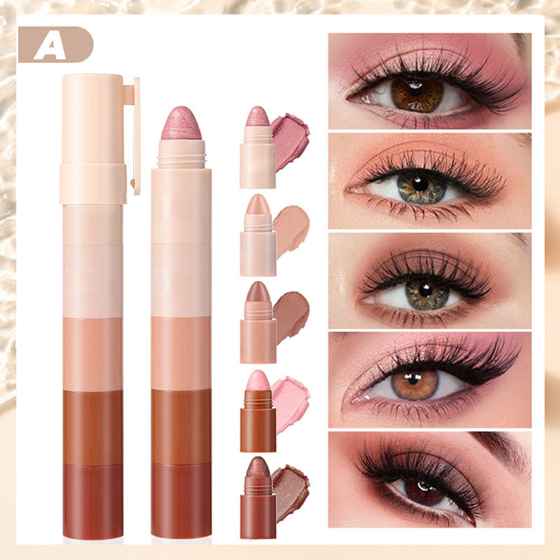 5-in-1 Eyeshadow Pencil Natural Bright Color