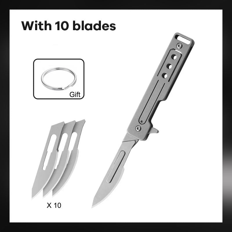 Mini Stainless Steel Folding Paper Cutter