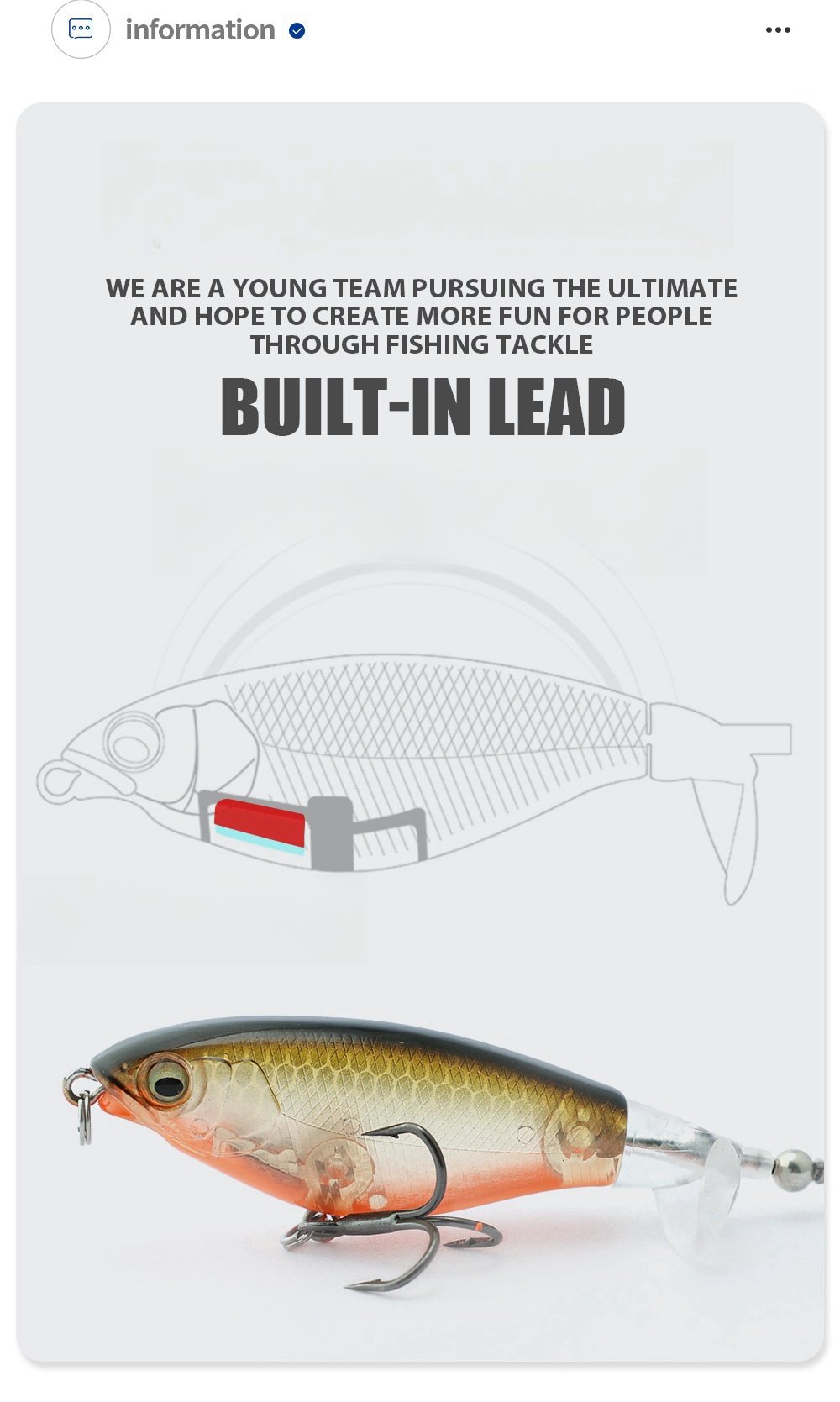 Propeller Surface Lure Bionic Fish Hook