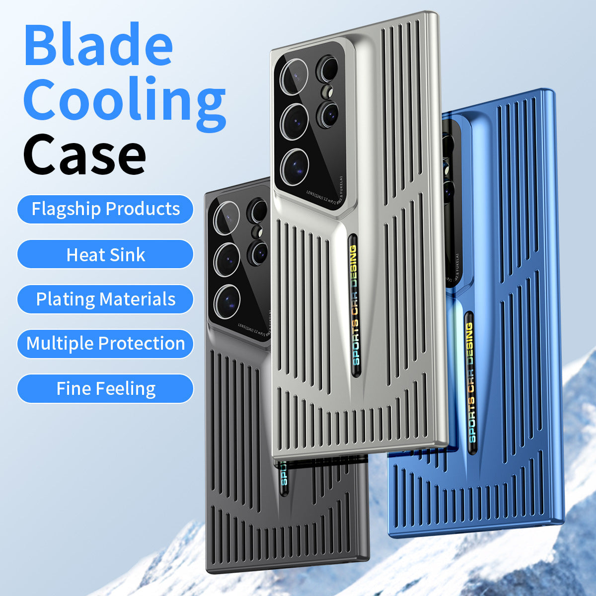 Blade Cooling Mobile Phone Case