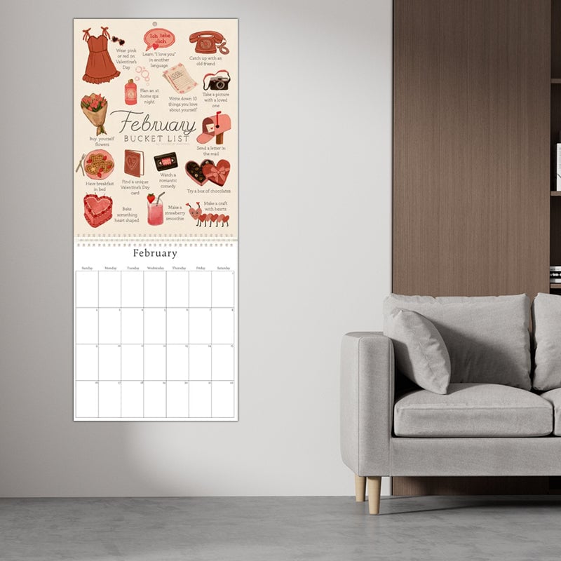 🎄2025 Bucket List Calendar🎉