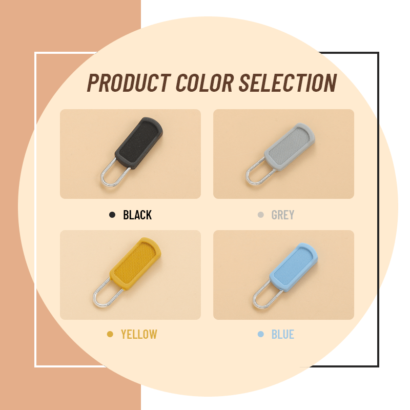 Removable rubber head with zipper