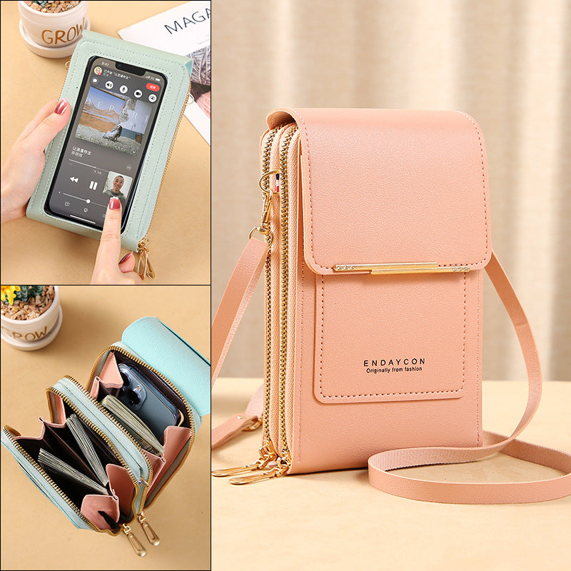 🔥Hot Sale 50% OFF🎁Women's Touch Screen Mobile Phone Messenger Bag🤩