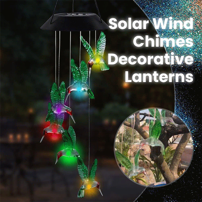 Solar Wind Chimes Decorative Lanterns