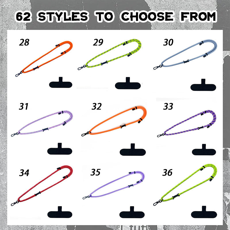 Adjustable Mobile Phone Lanyard With Spacer