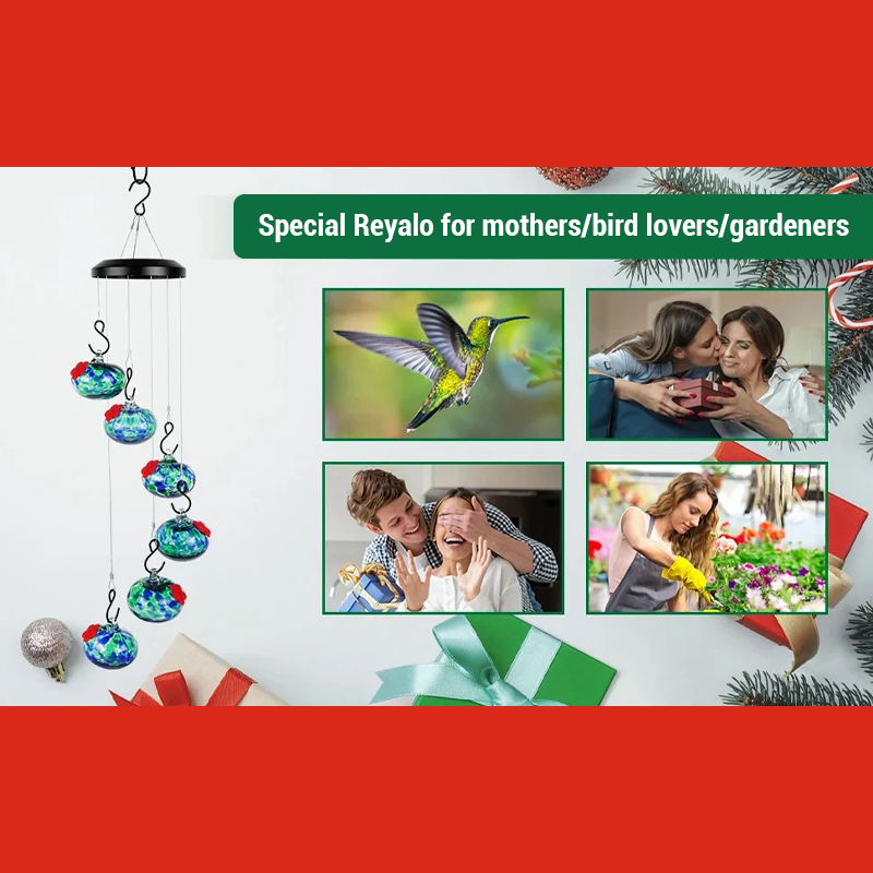 🎉Charming Hummingbird Feeder With Wind Chime