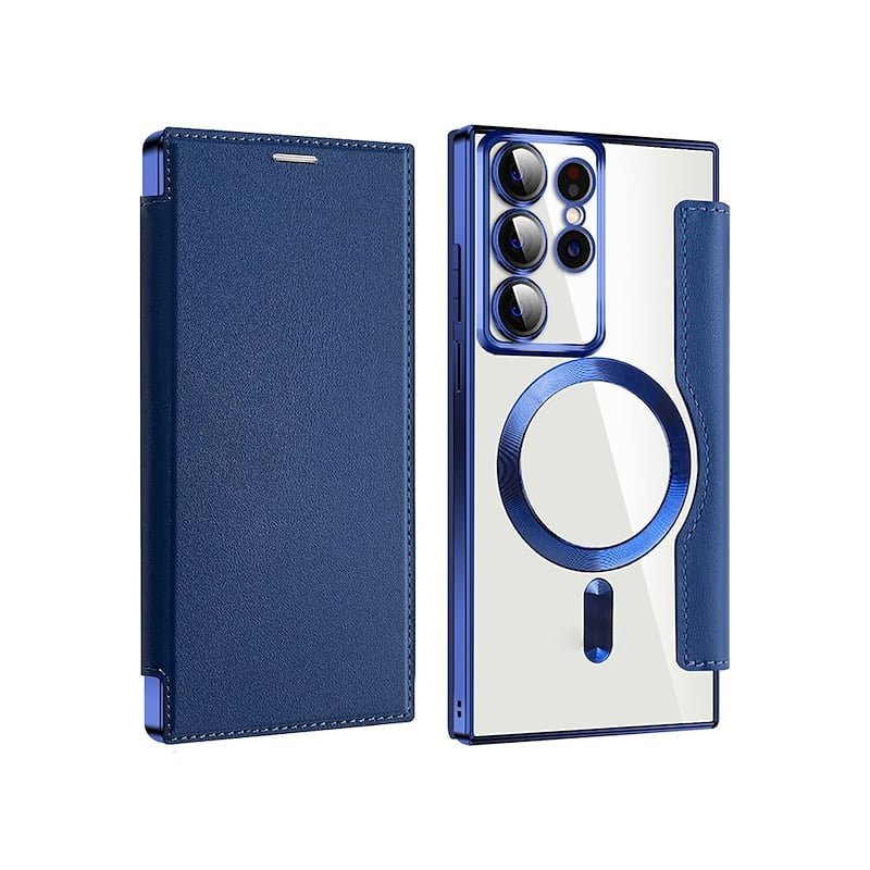 📱2024 New Leather Texture Flip Phone Case