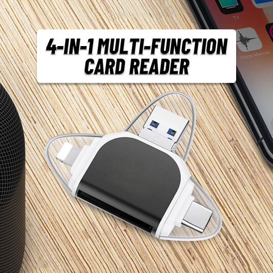 4-In-1 Multi-Function Card Reader