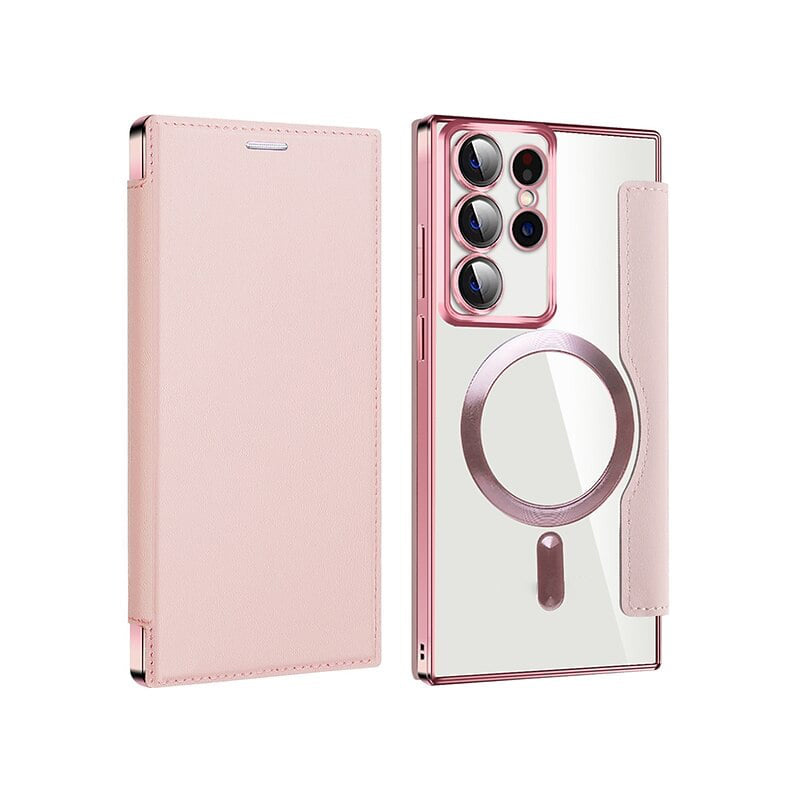 📱2024 New Leather Texture Flip Phone Case