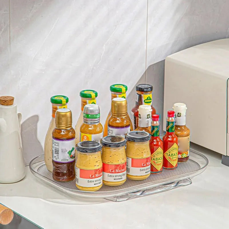 2023 New Refrigerator Turntable Storage Box