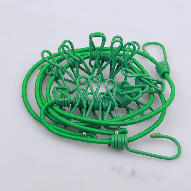 Outdoor Clothesline With Clip