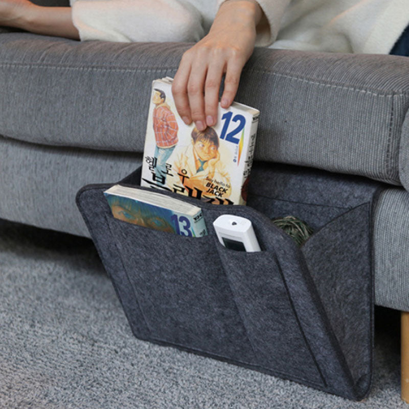 Non-Slip Felt Storage Organizer with Water Bottle Holder