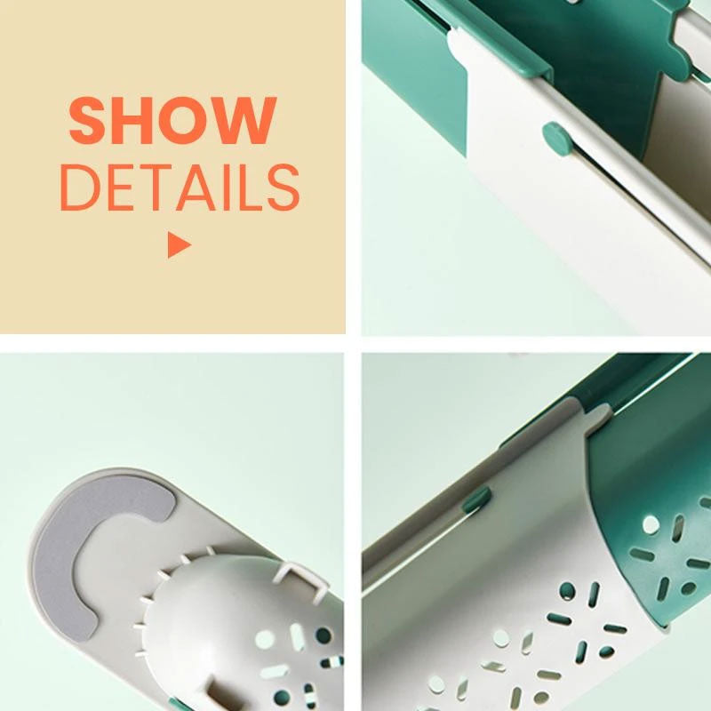 Telescopic 2-in-1 Sink Storage Rack Holder