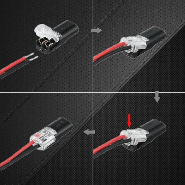 🔥Double - Wire Plug-in Connector With Locking Buckle