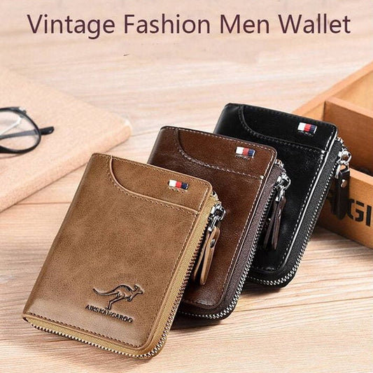 Multi-function Waterproof Leather Rfid Blocking Wallet