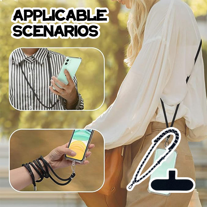 Adjustable Mobile Phone Lanyard With Spacer