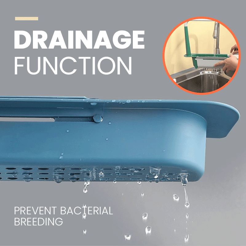 Telescopic 2-in-1 Sink Storage Rack Holder