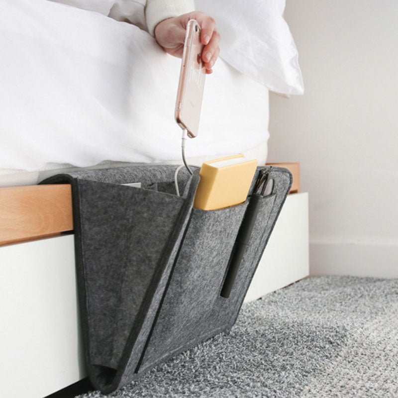 Non-Slip Felt Storage Organizer with Water Bottle Holder