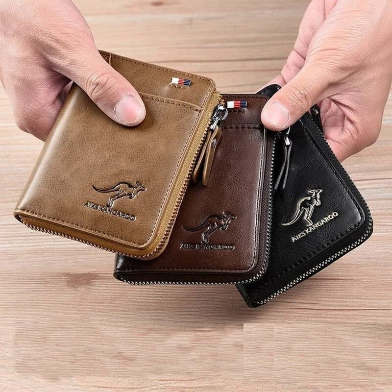 Multi-function Waterproof Leather Rfid Blocking Wallet