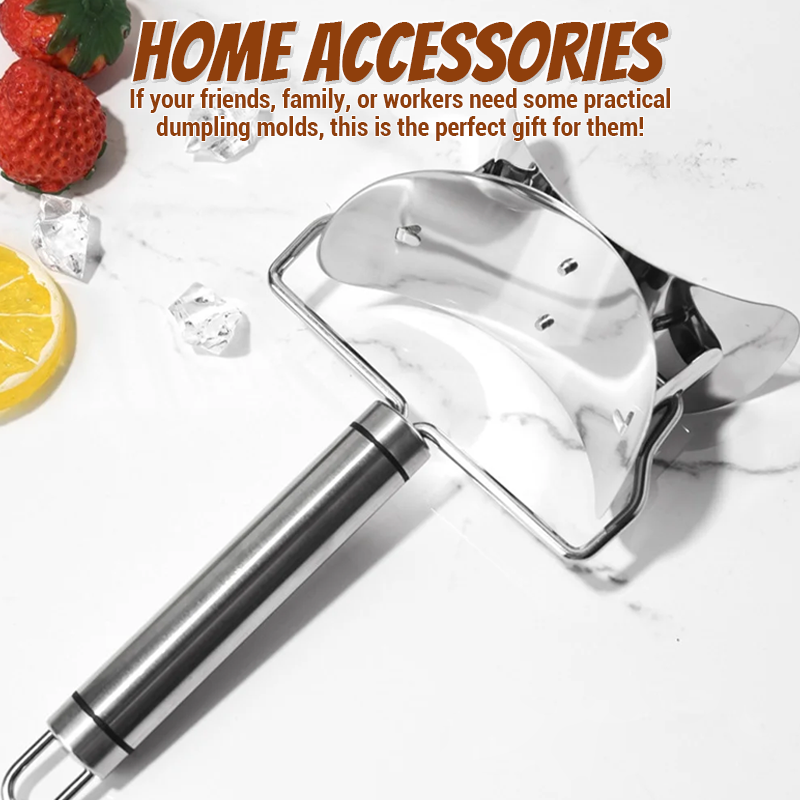 Stainless Steel Wooden Handle Dumpling Cutting Tool