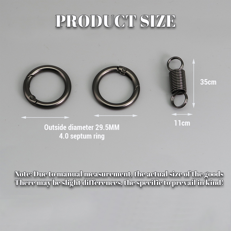 🔥 🎁2024 New Year Hot Sale🎁49% OFF 🔥Nordic Retro Spring Double Ring Keychain