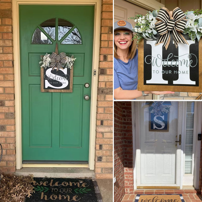 Wooden Letter Front Door Decoration Hanging Sign