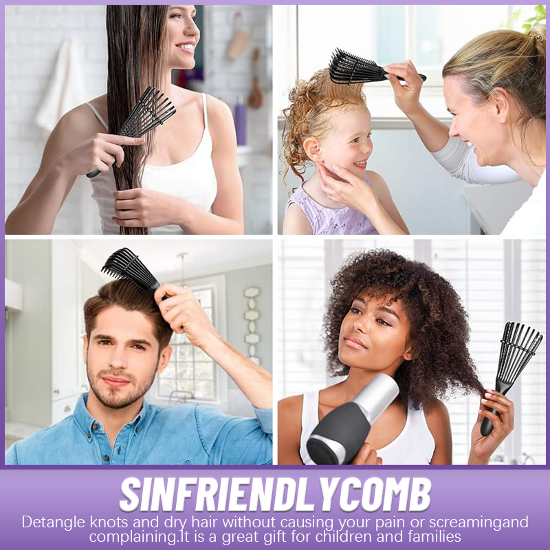 Eight-Claw Comb Breathable Massage Comb