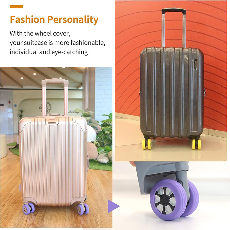 Luggage Wheel Silicone Protective Cover