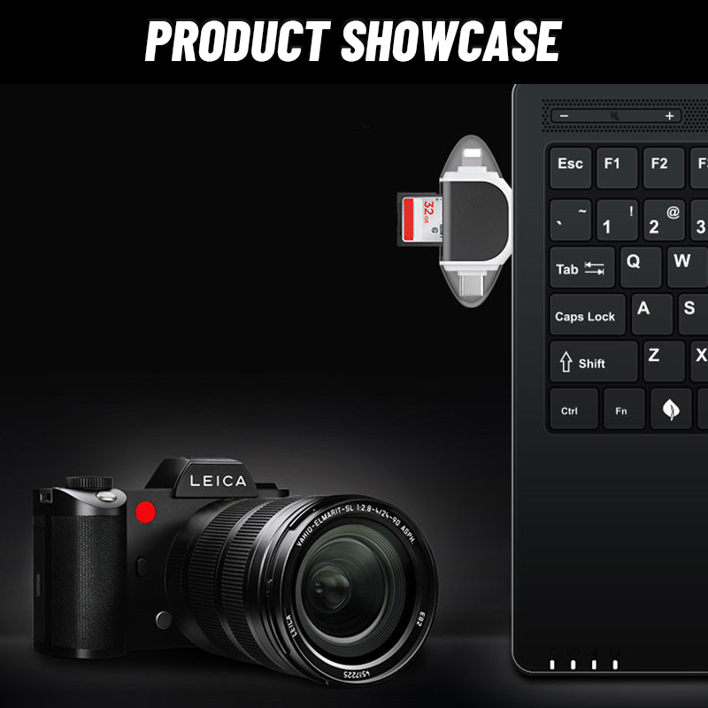 4-In-1 Multi-Function Card Reader