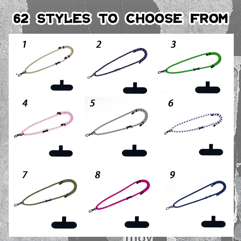 Adjustable Mobile Phone Lanyard With Spacer