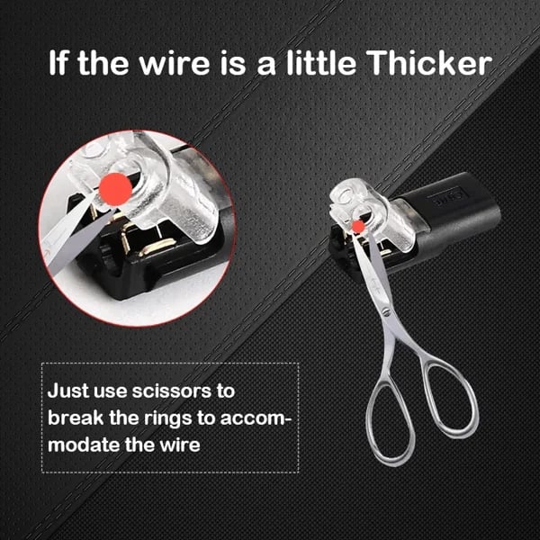 🔥Double - Wire Plug-in Connector With Locking Buckle