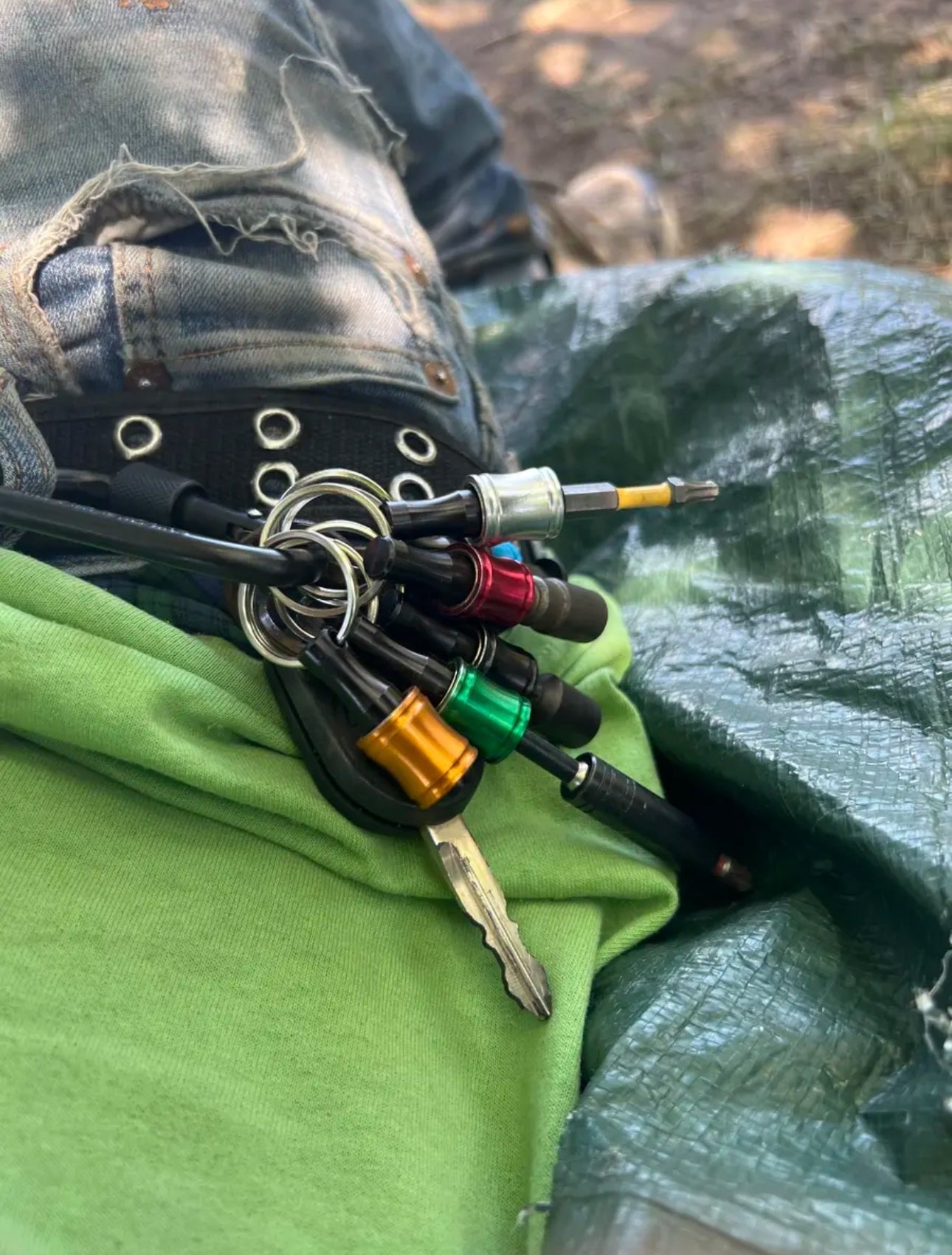 🔥1/4" Hexagonal screwdriver head bracket hiking buckle