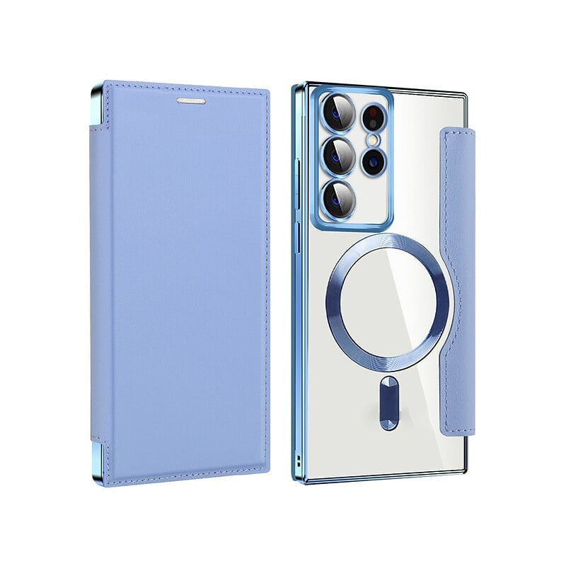 📱2024 New Leather Texture Flip Phone Case